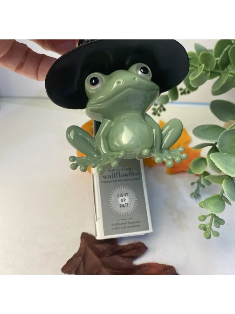 Halloween Magical Frog Nightlight Wallflower Plug Bath & Body Works NEW